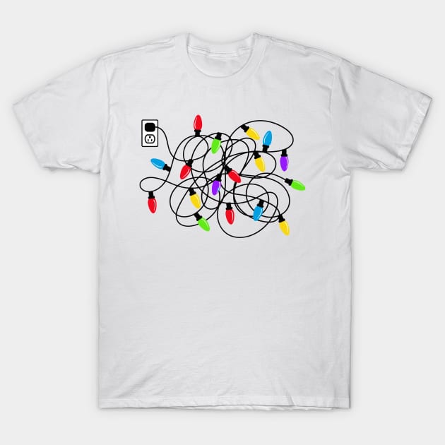 Christmas lights T-Shirt by MZeeDesigns